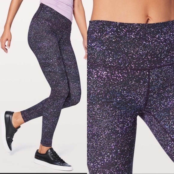 PERFECT Condition** Lululemon Wunder Under High Rise Galaxy Legging- Size 6 - Picture 7 of 7